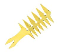 Sorandy Pettini per Capelli a Denti Larghi Uomo Pettine per Styling Liscio per Capelli Senza Nodi, Leggero e Portatile per la Cura dei Uomo (GOLD)