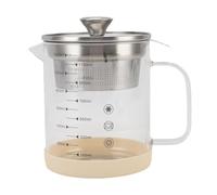 Sorandy Piatto di Coltura Ad Olio, Saver di Pancetta in Vetro Borosilicato Alto con Filtro a Rete Fine e Scala, Carico di Olio da Cucina Multiuso per Conservare i Grassi, Friggibile, Grasso di