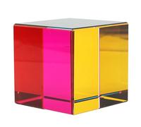 Sorandy Prisma Cubico Ottico per Giocattoli Educativi e Decorazioni per la Casa, di Vetro Colorato con Effetti di Rifrazione della Luce, Perfetto per Fotografie e Regali per Bambini (50MM)