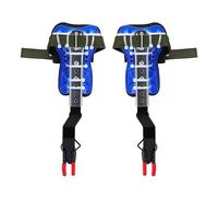 Sorandy Punte per Arrampicata su Alberi, Speroni per Alberi Rampicanti con Rivestimento in PVC con Anima in Acciaio, Punte Regolabili in Altezza 15,4-17,7 Pollici per Raccolta di Frutta, Lavori
