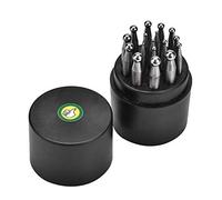 Sorandy Punzoni Dapping per Gioielli con 17 Strumenti Doming Duri e Durevoli di Diverse Dimensioni per Orafi, Punzone Dapping da 17 Pezzi per la Creazione di Gioielli