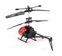 Sorandy RC Helicopter Remote Control Toy per Bambini con Materiale Durevole Leggero di 15 M Distanza di Controllo Verso il Basso Funzioni di Volo 5-8 Minuti Tempo di Volo (rosso)