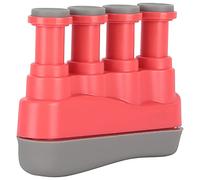 Sorandy Rinforzo per le Dita, Esercizio Ergonomico con Impugnatura in Silicone, Esercitatore di Resistenza da 5 Libbre, Ideale per Chitarra, Pianoforte, Ukulele, Basso, Sassofono e Violino (PINK)