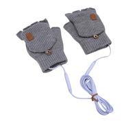 Sorandy Riscaldati USB, Caldi Mezze, Riscaldanti Plug-in Riscalda Fino a 50 ° C, Ideali per la Digitazione, il Gioco, l'ufficio, la Casa e l'uso Interno (grigio chiaro)