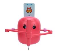 Sorandy Robot da Disegno Intelligente per Bambini, Robot da Disegno Educativo Interattivo con Carte di Parola di Apprendimento e Penne Colorate, Montessori Dipinge di Apprendimento Giocattoli per