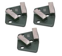 Sorandy Scarpe Diamantate Trapezoidali Diamantate Affilate Resistenti All'usura Verde 80# per Taglio Aggressivo del Calcestruzzo 3 Pezzi