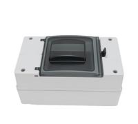 Sorandy Scatola di Protezione della Distribuzione, 10,63 X 4.84 X 5,91 Pollici IP66 Scatola per Interruttore CC Impermeabile, Elettrica in Plastica ABS per Interruttore Batteria Solare MCCB