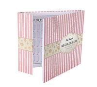 Sorandy Scheda Grafica per Colori delle Unghie, Elegante Libro con Tabella dei Colori del Gel per Smalti per Unghie, Mostra la Nail Art per Saloni e Case, 120 Slot (Libro di carte a a righe)