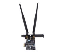Sorandy Scheda WiFi PCIe con Compatibilità Dual Band | Supporta Bluetooth 4.2, Connessioni wireless veloci, Ampia compatibilità con i moduli M.2, Per PC desktop
