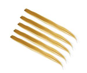 Sorandy Set di 5 Fermagli per Capelli Colorati per Donna, Clamp/Holder di Estensione per Capelli Lisci per i Momenti Salienti della Festa Cosplay, Parrucchino per Lunghi 21,7" per Cosplay di Natale