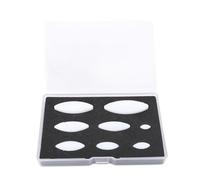 Sorandy Set di 8 Barre di Agitazione Magnetiche, Barre di Miscelazione con Aste di Agitazione in PTFE con Opposizione Ad Alta e Bassa Temperatura per Agitatore da Laboratorio 10Mm 15Mm