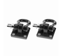 Sorandy Set di Chiusure di Salvataggio Robuste in Metallo per Auto Cingolate da Arrampicata RC, Uso Quotidiano, 4 Pezzi per Hobbisti (Black)