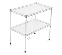 Sorandy Soprattutto a Microonde a Scaffale a Microonde, Supporto per Piano di Lavoro Regolabile a Doppio Strato, per con Spazio Multifunzionale di Stoccaggio