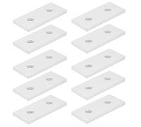 Sorandy Strumento per Piastre di Collegamento in Alluminio per Infinite possibilità di Posizionamento Piastre di Giunzione a 2 Fori da 10 Pezzi per L'industria Edile (3030)