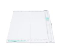 Sorandy Taglierina per Carta con Righello, Taglierina e Righello per Carta Artigianale con Strumento di Rilegatura Rimovibile Trasparente per Biglietti Copertine di Libri