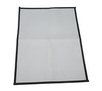 Sorandy Tappetino per Griglia Ignifugo, Tappetino Termico Pieghevole per Braciere, Protezione per Ponte in Tessuto in Fibra di Vetro con Rivestimento in Silicone, Ideale per Esterni, Campeggio, (L)