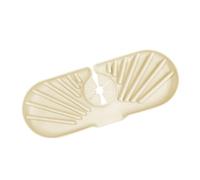 Sorandy Tappetino per Rubinetto in Silicone, Paraspruzzi per Lavello, Raccogligocce con Design Antiscivolo, Mantiene Asciutti i Controsoffitti, Ideale per e Bagno (Colore del tè al latte)