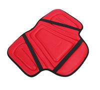 Sorandy Tasco a Sella, Pelle PU e Memory Foam Che Assorbono la Sella Occidentale, Forniture Equine, Cuscinetto per Cavalli, Cuscino di Sedile Equestre Anti -Slittamento (Rosso)