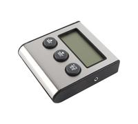 Sorandy Termometro Digitale per Carne Sonda a Lettura Istantanea Allarme Timer per Barbecue Grill Misuratore di Temperatura per Alimenti da Cucina per Bistecche, Pollo, Torte per Forniture Industriali