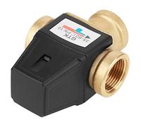 Sorandy Valvola Miscelatrice Termostatica a 3 Vie in Ottone con Flusso Elevato per Scaldacqua Domestico e di Riscaldamento a Pavimento