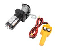Sorandy Vertena Elettrica 2000 Libbre, Argano per Paranco Elettrico per Cavi in acciaio Impermeabile DC12V con Telecomando Cablato, per ATV, UTV, Camion, SUV, Rimorchio di Rimorchio, Fuoristrada