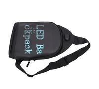 Sorandy Zaino a LED, Controllo delle App, 7.56x7.56in, Zaino con Imbracatura a LED, Display Programmabile a Colori, a Prova di Acqua, Ideale per Uomini, Donne, pubblicità all'aperto, Viaggio