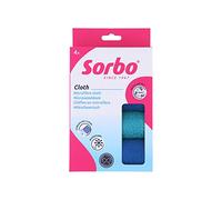 Sorbo - Panni in Microfibra, Bottiglie in Pet Riciclato, Blu, Medio