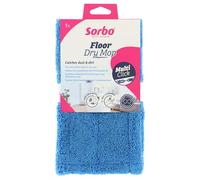 Sorbo Rivestimento in microfibra - Floor Dry Mop - Asciugatura a secco senza polvere - Riutilizzabile e lavabile - Compatibile con manico multi-click