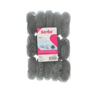 Sorbo RVS Metaal Sponze - Set di 15 spugne abrasive in metallo da 23 g - Extra forti e durevoli - Per lo sporco ostinato su padelle, teglie e barbecue - Pulizia della cucina
