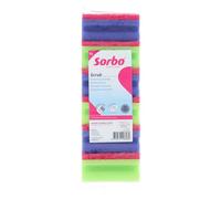 Sorbo Spugna Scourers, Viscosa, Multi, 7 x 10 x 27 cm