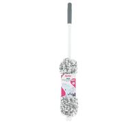 Sorbo Strumento magnetico in microfibra, manico estensibile fino a 135 cm per raggiungere aree difficili da raggiungere, testa lavabile in lavatrice, grigio