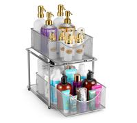 Sorbus 2 ripiani in metallo sottolavello organizer per bagno cucina forte