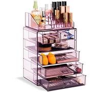 Sorbus Mup-set-42pu NJ, Acrilico, Viola, 4 Large, 2 Small Drawers