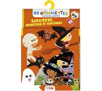 Sorcières, monstres et fantômes: 80 gommettes autocollantes