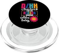 Sordi Difficile Di Udito Insegnante Sorride ASL D/HH Insegnante PopSockets PopGrip per MagSafe