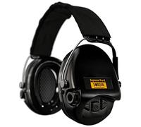 Sordin Pro-X Protezioni acustiche a capsula 75302-X-02-S - EN 352 - Cuscino in schiuma, Nastro in tessuto & capsule nere