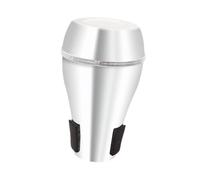 Sordina dritta per trombone BB per pratica per riduzione del suono, adatta per trombone BB, 13 x 4 x 6 cm, argento