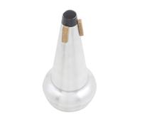 Sordina dritta per trombone, in lega di alluminio, leggera, portatile, silenziosa, strumento professionale per la pratica, accessori per strumenti musicali per la casa, basso