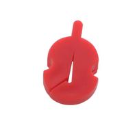 Sordina in gomma per esercitarsi 1 pezzo di gomma for violino muto pratica accessori for silenziatore for strumenti a corda Per esercitarsi(Red)