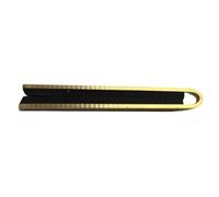 Sordina per banjo color oro per ponte in metallo, 8 x 1 x 0,5 cm, colore oro, compatibile con la maggior parte dei modelli di banjo, ideale per giocatori principianti e principianti
