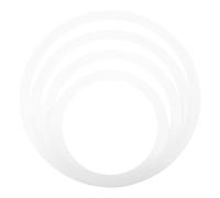 Sordina per Rullante da Pratica, 4 Pezzi, Anello per Tamburo | Film Poliacido, Installazione Sull'anello Esterno, per Lezioni e Studio Domestico, per Principianti