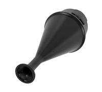 Sordina per Tromba Dritta in Abs Nera, Silenziatore | Riduzione del Suono, Uso Pratico Prima di Performance, Accessorio per Tromba e Trombone