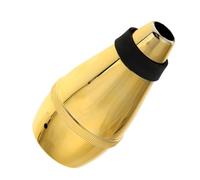 Sordina per Tromba Leggera in Plastica per Pratica Silenziosa Oro | Montaggio Rapido, Estrazione Agevole, Riduce gli Squilli, Accessorio Musicale per Studio, Finitura Oro