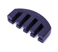 Sordina per violino in gomma morbida per suonare silenziosamente, design a artiglio riduce il rumore sugli strumenti a corda, si adatta alla maggior parte delle taglie