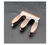 Sordina per violino interamente in metallo da 10 pezzi per esercitarsi per violino 3/4 e 4/4 Ottone antico/Colore pistola/Rame antico accessori violino per principianti(Antique Copper)