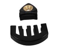 Sordina per Violino Nera 2 Pezzi in Gomma per Pratica Orchestra | Uso Notturno e Individuale, Installazione Semplice, Compatibilità, Formato Portatile