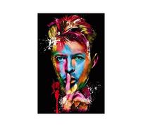 SORECI Andy Warhol David Bowie - Poster su tela, decorazione artistica da parete per soggiorno, camera da letto, decorazione senza cornice, 30 x 45 cm