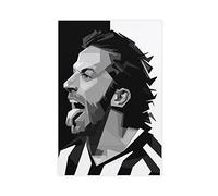 SORECI Del Piero - Poster artistico su tela, decorazione artistica da parete per soggiorno, camera da letto, senza cornice, 30 x 45 cm