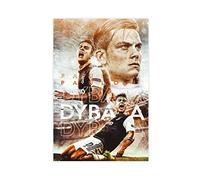 SORECI Paulo Dybala - Poster su tela con giocatore di calcio, decorazione artistica da parete per soggiorno e camera da letto, senza cornice, 30 x 45 cm