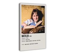 SORECI Poster del film Matilda su tela, decorazione artistica da parete per soggiorno, camera da letto, decorazione artistica da parete, stile cornice, 20 x 30 cm